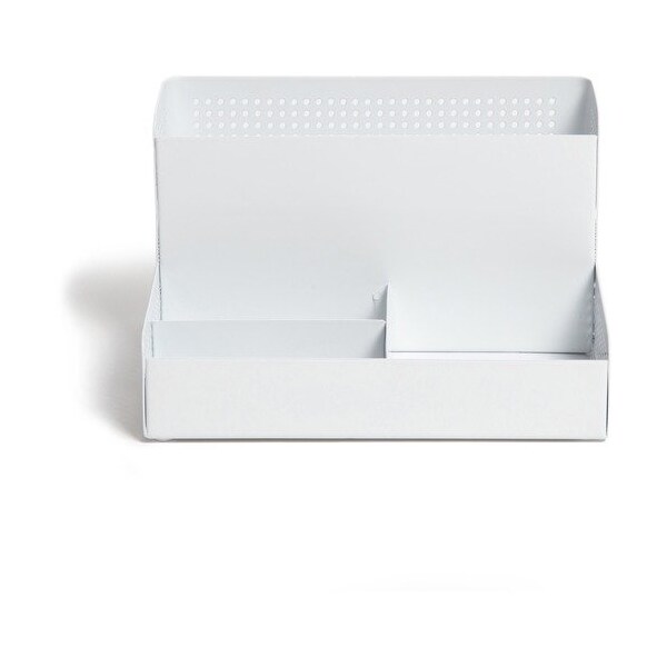 U Brands Desktop Organizer, 4 Compartments, Perforated Metal, WE UBR5717U0106 - main